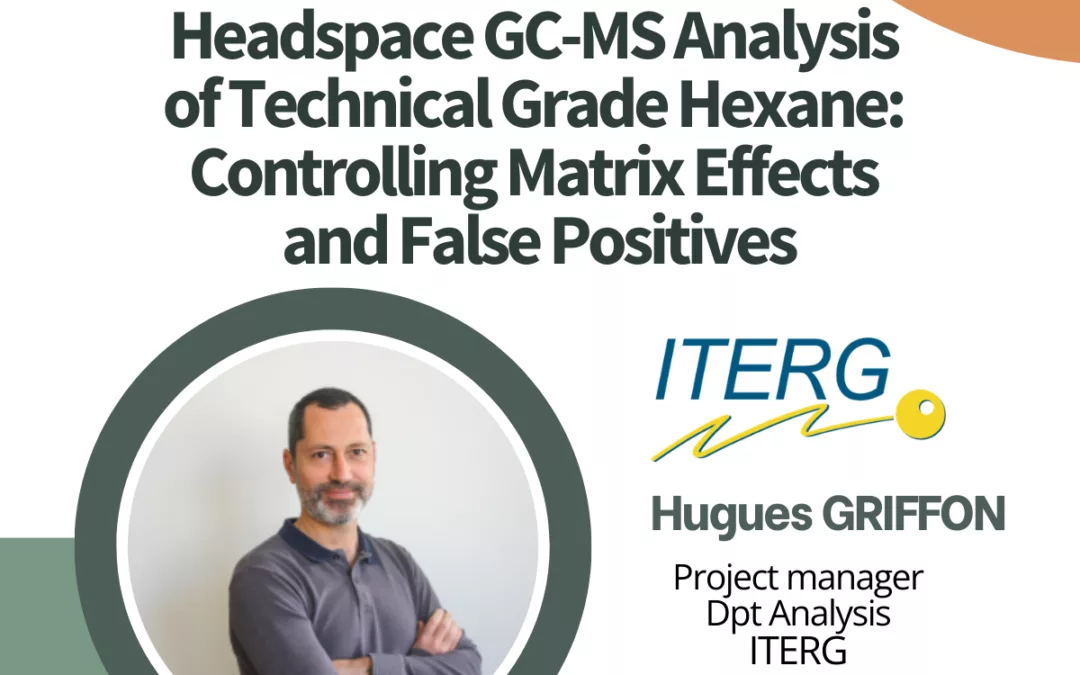 Analysis of technical hexane by Headspace GC-MS: control of matrix effects and false positives